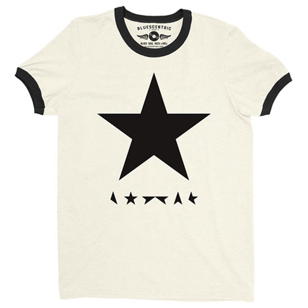 DAVID BOWIE デヴィッドボウイ - Blackstar Album Cover / リンガー / Tシャツ / メンズ - PGS